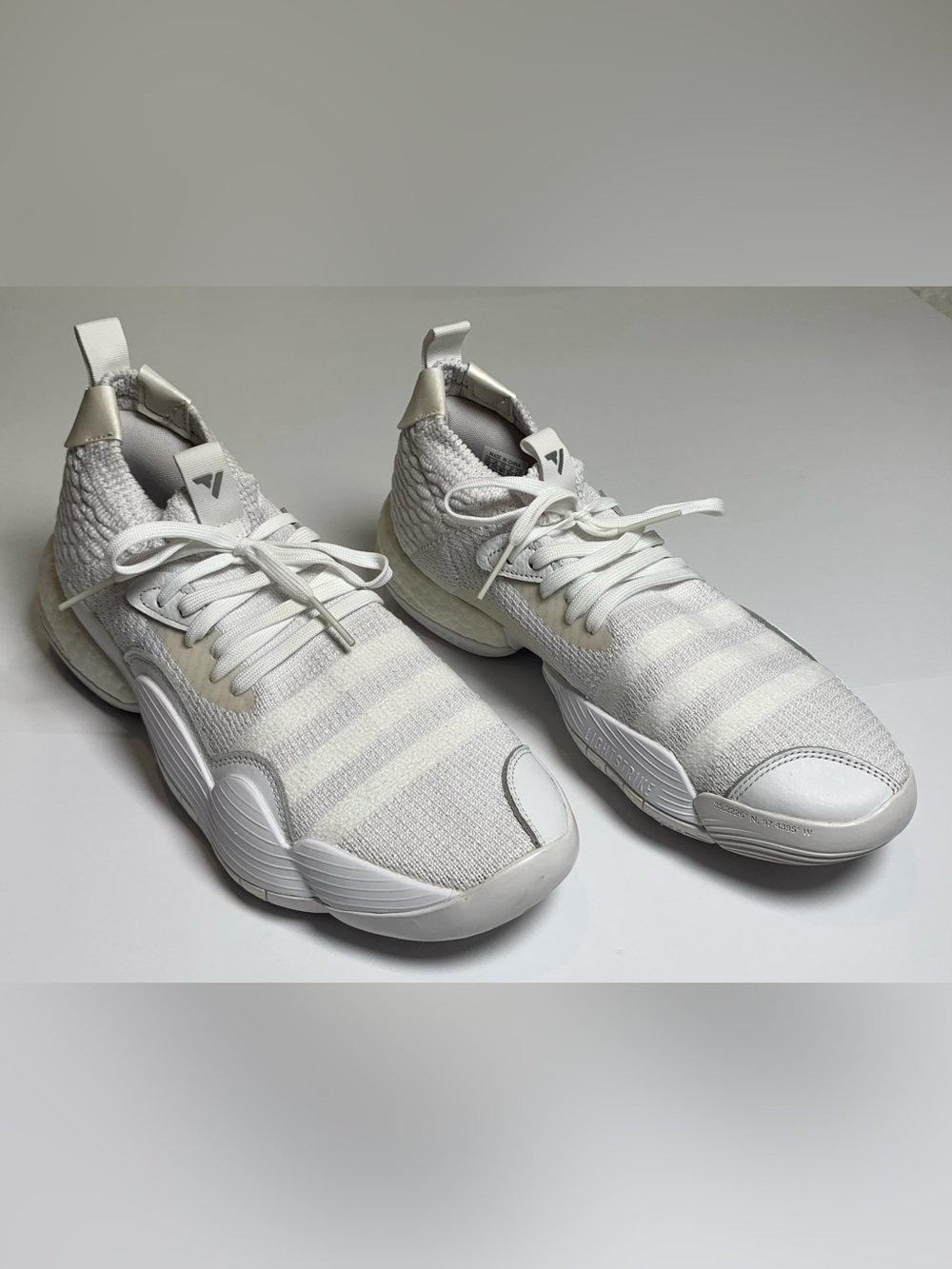 adidas Trae Young 2 Triple White BOOST Lightstrike Basketball Shoes Men’s 12